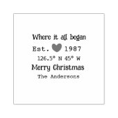 Seehaus wird gemietet. Datum Jahr benutzerdefinier Gummistempel (Prägung)