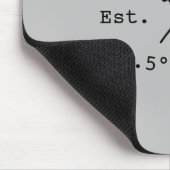 Seehaus wird gemietet. Datum Jahr benutzerdefinier Mousepad (Ecke)