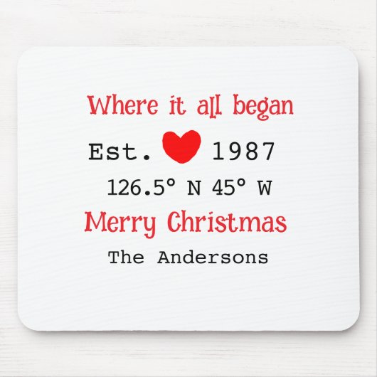 Seehaus wird gemietet. Datum Jahr benutzerdefinier Mousepad (Vorne)