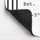 Seehaus wird gemietet. Datum Jahr benutzerdefinier Mousepad (Ecke)