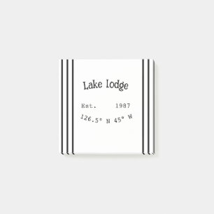 Seehaus wird gemietet. Datum Jahr benutzerdefinier Post-it Klebezettel