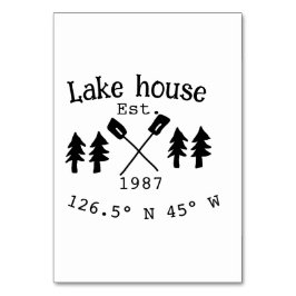 Seehaus wird gemietet. Datum Jahr benutzerdefinier Tischnummer