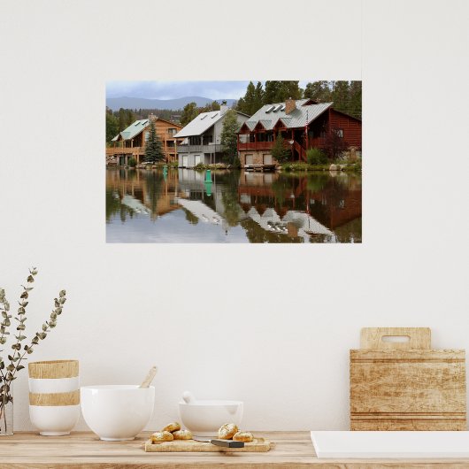 Seehäuser Poster (Küche)