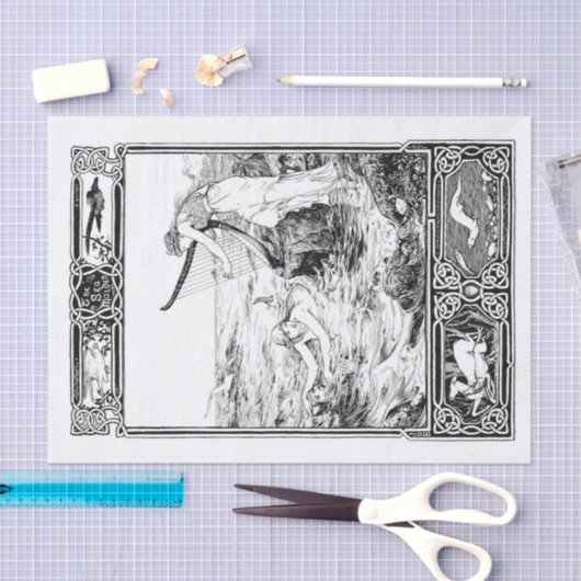 Seehecht Seidenpapier (Handwerk)