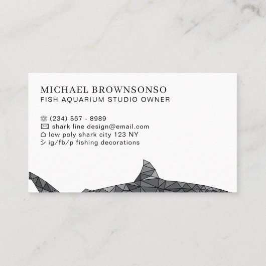 Seehecht Telefonnummerkarte (Rückseite)