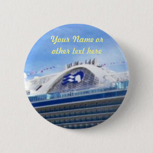 Seehexe-Gewohnheits-Knopf Button