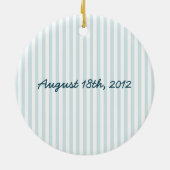 Seehochzeitsandenkenverzierung Keramik Ornament (Hinten)