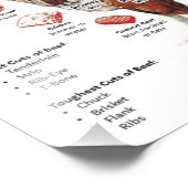 Seehundkarte Fotodruck (Ecke)