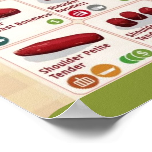 Seehundstückchen Poster (Ecke)