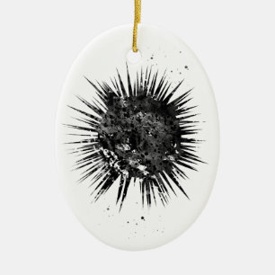 Seeigel Keramik Ornament