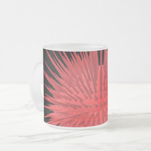 Seeigel Mattglastasse (Vorderseite Links)