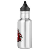 Seeigel-Uni stacheliger roter Igels-Ozean Trinkflasche (Rechts)