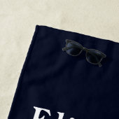 SeeImitat-Glitzer-Namen-Anker-Tuch Strandtuch (Beispiel)