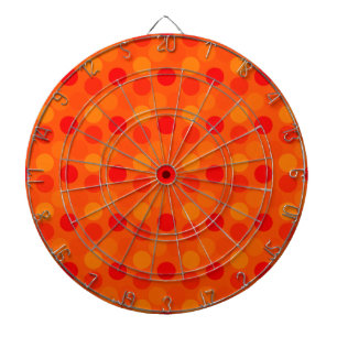 Seeing Dots Orange Dart Board Dartscheibe
