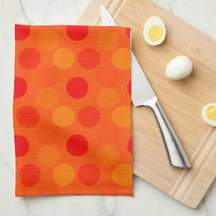 Seeing Dots Orange Küchentücher