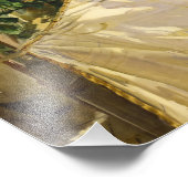 Seeing the Sail, 1896 von Joaquin Sorolla Fotodruck (Ecke)