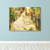 Seeing the Sail, 1896 von Joaquin Sorolla Leinwanddruck (Insitu (Holzboden))