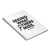 Seeing What Others Miss – Risk Analyst Notizblock (Rechte Seite)