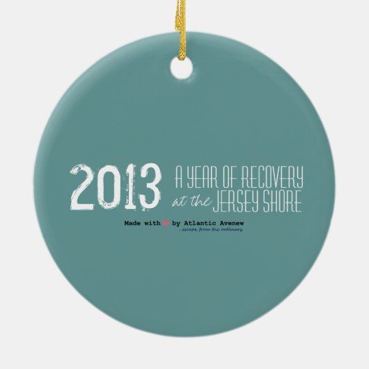 Seeinsel-Stadt - 2013 - Erholung am Ufer Keramikornament (Hinten)