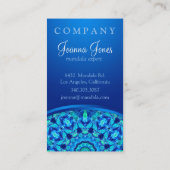 Seejuwel-Mandala Visitenkarte (Rückseite)