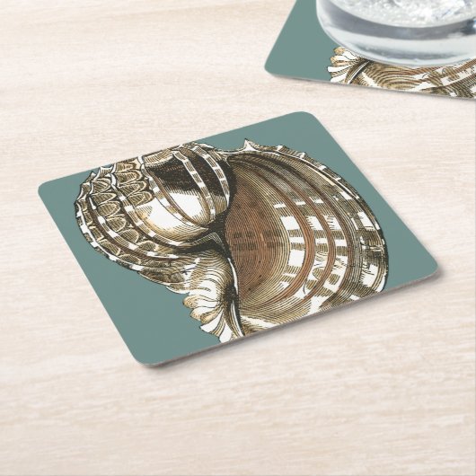 Seejuwel Rechteckiger Pappuntersetzer (angewinkelt)