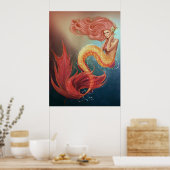 Seejuwelen - Meerjungfrau Poster (Küche)