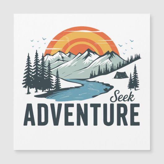 Seek Adventure - Nature Adventure Magnetkarte (Vorderseite)