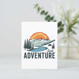 Seek Adventure - Nature Adventure Postkarte