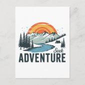 Seek Adventure - Nature Adventure Postkarte (Vorderseite)