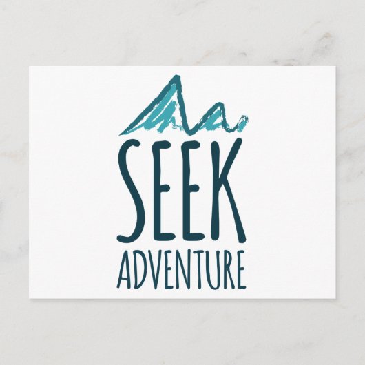 Seek Adventure Postkarte (Vorderseite)