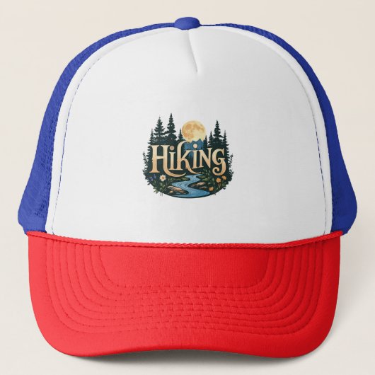 Seek Adventure Vacation Camping Wandern Liebe Truckerkappe (Vorderseite)