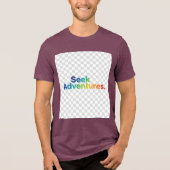 Seek Adventures – Explore Beyond Tee (Vorderseite)