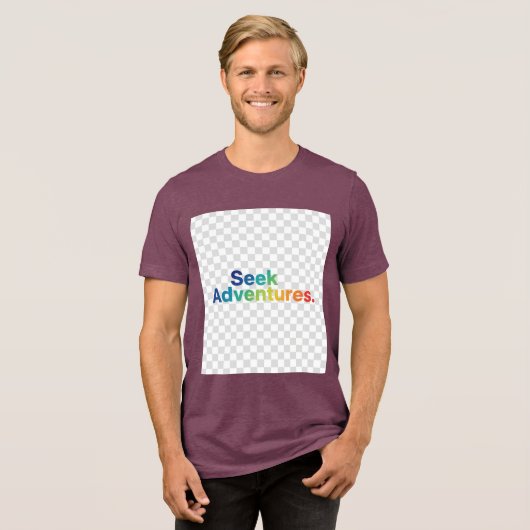 Seek Adventures – Explore Beyond Tee (Vorderseite voll)
