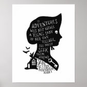 Seek Adventures Northanger Abbey Quote Poster (Vorne)