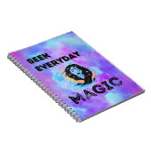 Seek Everyday Magic - Aquarellmond Notizblock (Rechte Seite)