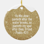 Seek God Religious Holiday  ⛪️ 🎄 Keramik Ornament (Hinten)