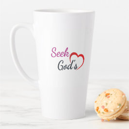 Seek God's Heart Milchtasse