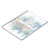 Seek God's Kingdom Scripture Matthew Inspirational Notizblock (Linke Seite)