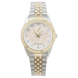 Seek Grace – Watercolour Wheat Serenity Watch Armbanduhr