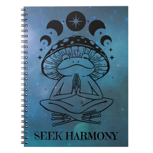 Seek Harmony Yoga Notizblock (Vorderseite)