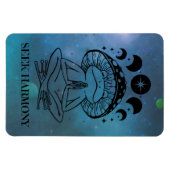 Seek Harmony Zen Frog Magnet (Horizontal)
