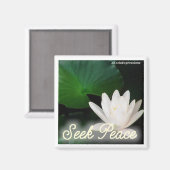 Seek Peace Magnet (Vorderseite/Rückseite)