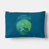 Seek Peace Scripting Cut Sew Bag Zubehörtasche (Vorderseite)