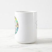 Seek Serenity Meditation Yoga Spiritual Kaffeetasse (Mittel)