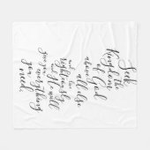 Seek the Kingdom Matthew 6:33 Bible Verse Fleecedecke (Vorderseite (Horizontal))