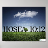 Seek the Lord (Hosea 10:12) Poster (Vorne)