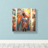 SEEK UND SIE WERDEN FINDEN LEINWANDDRUCK (Insitu (Holzboden))