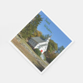 Seek Wisdom Country Church Serviette (Ecke)