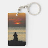 Seek Ye Erster Reich Gottes, Matthew 6:33, Ozean Schlüsselanhänger (Rückseite)