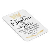 Seek Ye Erstes das Königreich Gottes Magnet (Rechte Seite)